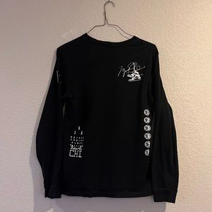 Jordan Mens Black Long Sleeve T-shirt Size Small